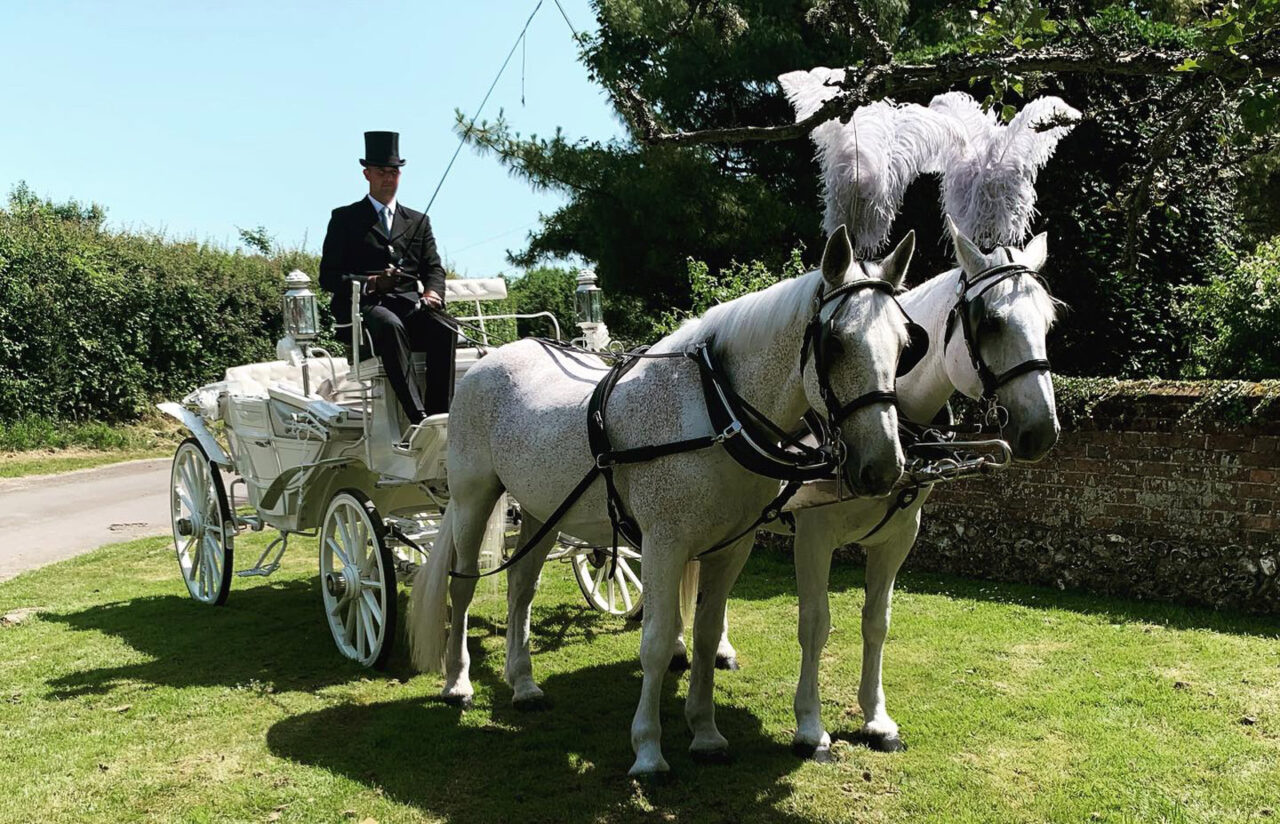 Horse and Carriage Wedding Kent Sonny Hillier Horse & Carriage Hire